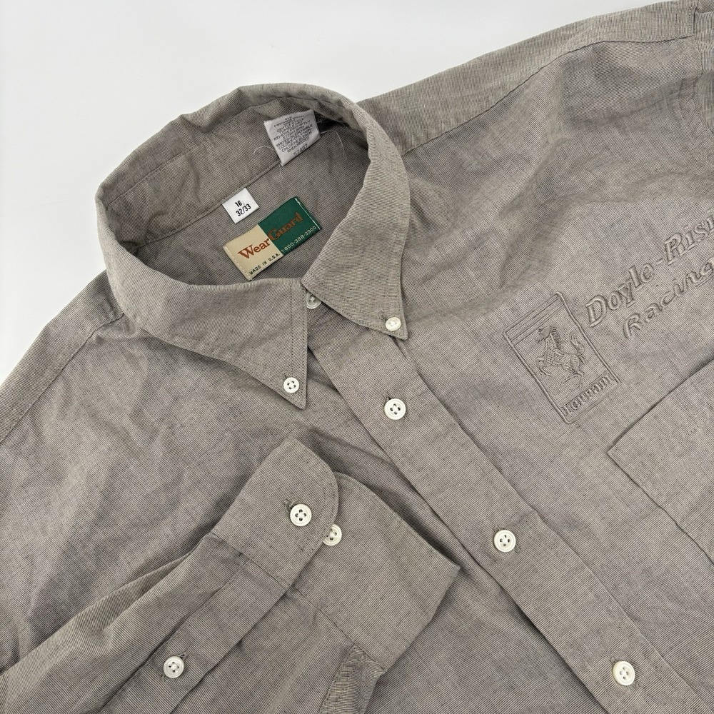 VNT Wear Guard Ferrari Doyle-Risi Racing Long Sleeve Button Down XL Shirt USA